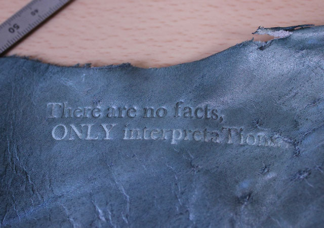 日めくり名言シリーズ】There are no facts, only interpretations.