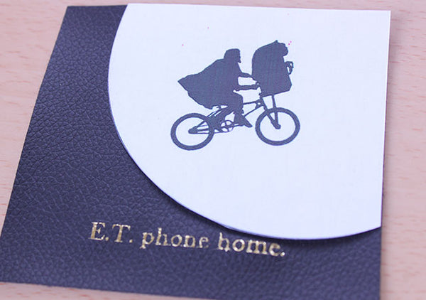 【箔押しで名台詞をプリント！】E.T. phone home.