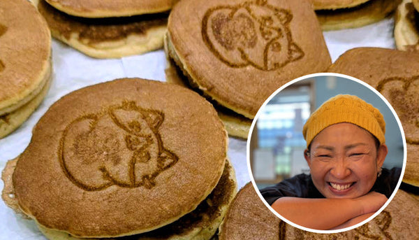 どら焼きに焼印