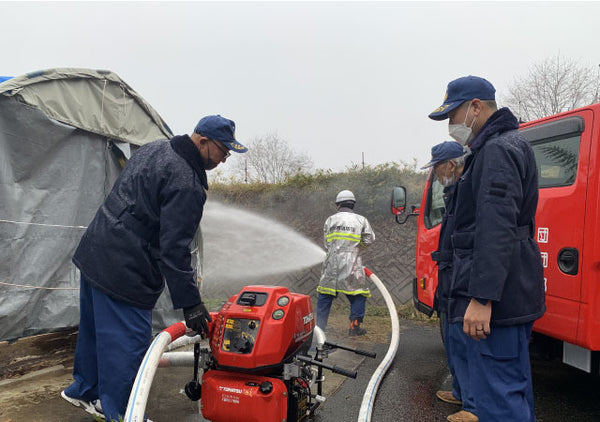 たまには雨も必要です！消防団おかどめ再起動！！